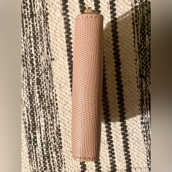 Mauve Faux Leather Mini Crossbody Bag w/ Wallet - Picture 16 of 16